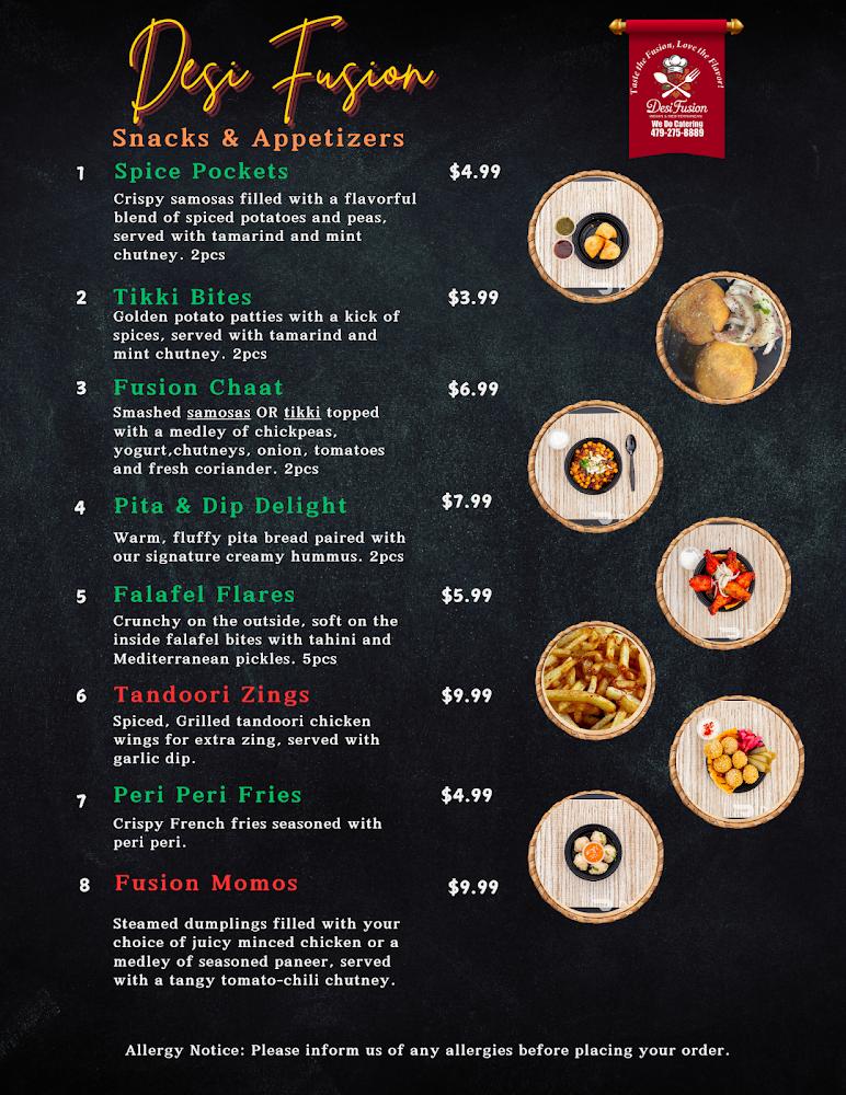 Desi Fusion Menu image 1