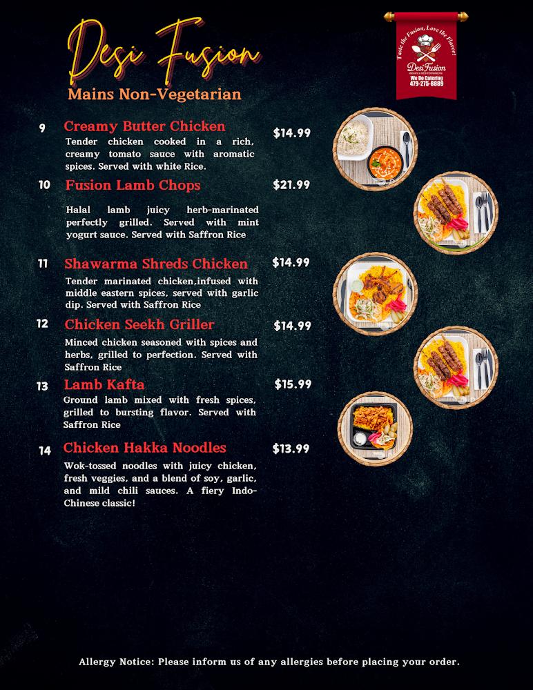 Desi Fusion Menu image 2